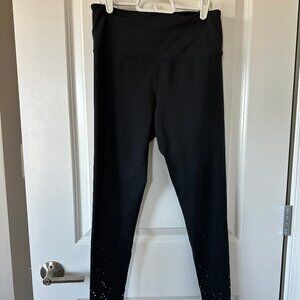 Zella black leggings with cutouts M